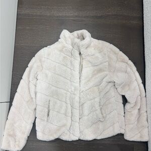 White Fox Boutique Soft Cream Teddy Jacket